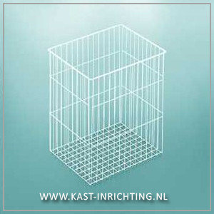 Inbouw wasmand zilverkleur