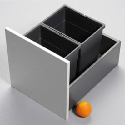 Set afvalemmers hoog 280 mm, breed 280 mm, diep 420 mm