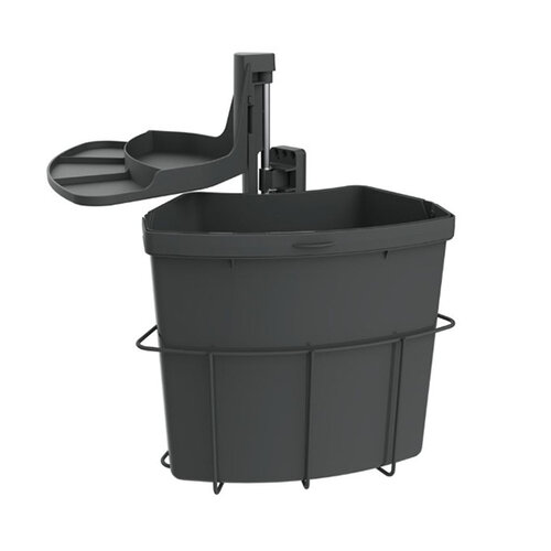 Draaiend afvalemmersysteem met één emmer met inhoud van 18 liter