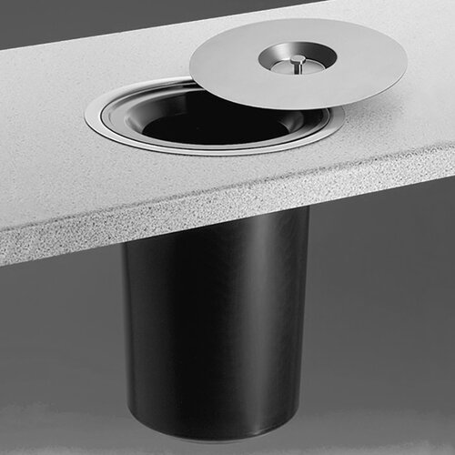 Wesco Ergo-Master inbouw afvalemmer met deksel, 13 liter