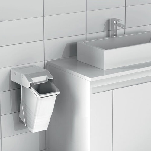 Uitklapbare afvalemmer,  inhoud 8 liter