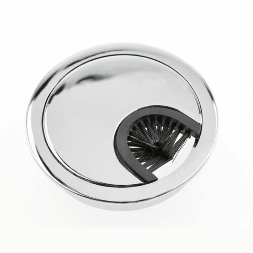 Kabeldoorvoer Chroom, Ø 60 mm.