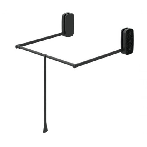 Kledinglift / Garderobelift, 12 kg max. belasting, 850- 1150 mm breed, Starax, antraciet