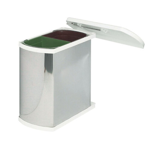 Hailo Duo, afvalemmer met emmers van 2x 8 liter