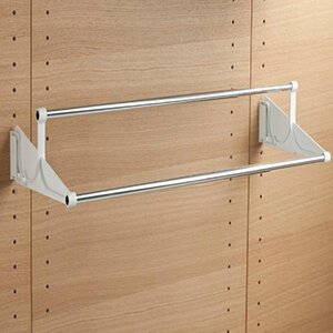 Servetto verstelbaar schoenenrek, wit / aluminium