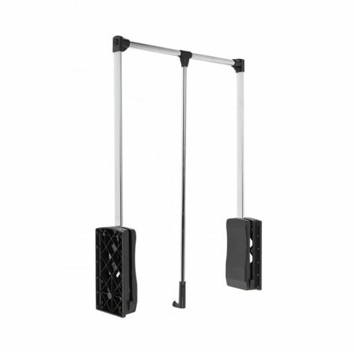 Kledinglift / Garderobelift, max. belasting 12 kg, 645- 910 mm, zwart