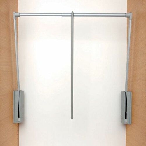Garderobelift / Kledinglift Servetto Junior 440 - 610 mm, zilvergrijs