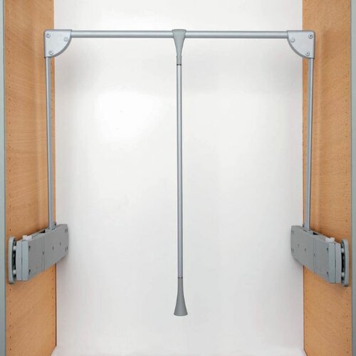 Garderobelift / Kledinglift Super Pro, Servetto, max. belasting 18kg, 800-1100, grijs