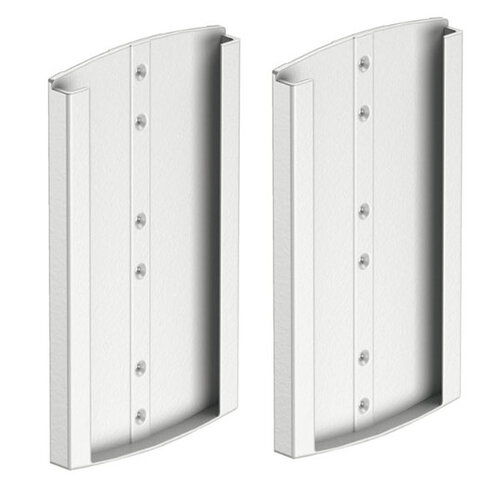 Garderobelifthouder Junior, wit, per set