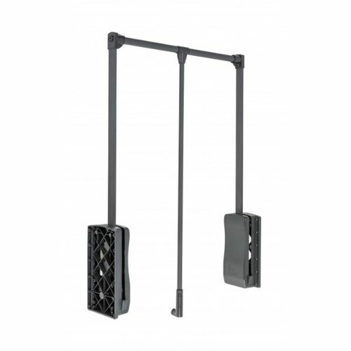 Kledinglift / Garderobelift, max. belasting 8 kg, 875 - 1200 mm, antraciet