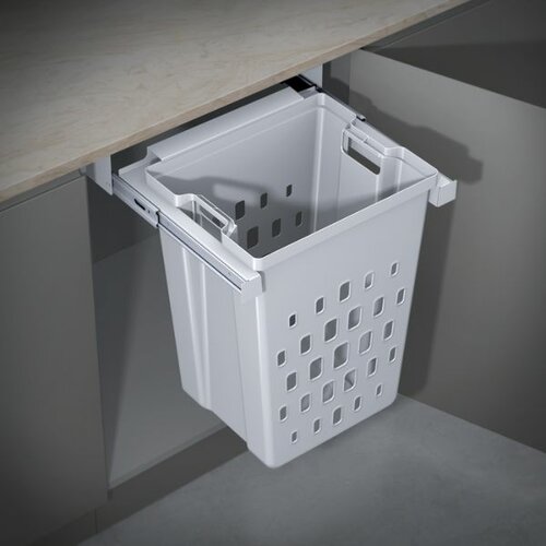 Wasmand uittrekbaar onder blad, geschikt voor kastbreedte 500 mm