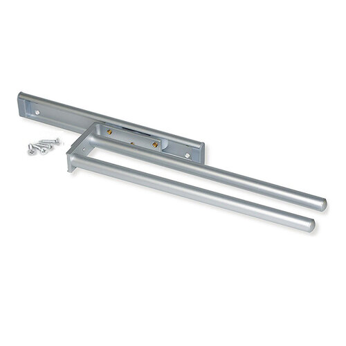 Handdoekrek van Emuca, met 2 armen, diepte 310 mm 