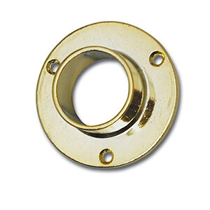 Roedehouder rond Ø 25 mm, verguld