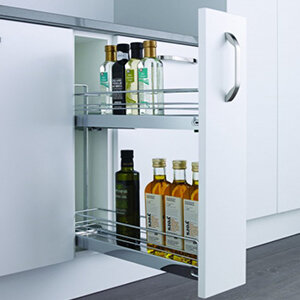 Uittrekelement, voor smalle kast met kastbreedte 150 mm