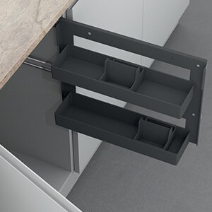 Sous-chef smart uittrekelement, antraciet