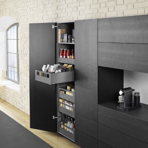 Space Tower Legrabox set 1, kastbreedte 400 - 600 mm, met reling