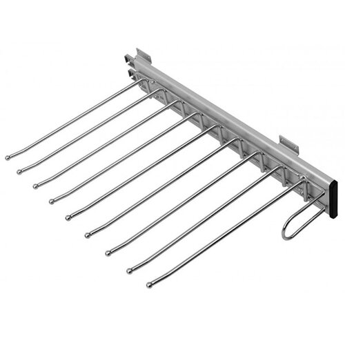Uittrekbare broekhouder met 9 houders