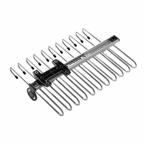 Uittrekbare broekhouder voor 11 broeken