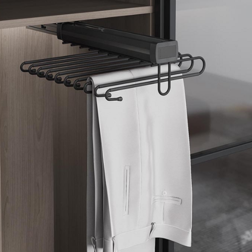 Uittrekbare broekhouder voor kastbreedte vanaf 400 mm, antraciet