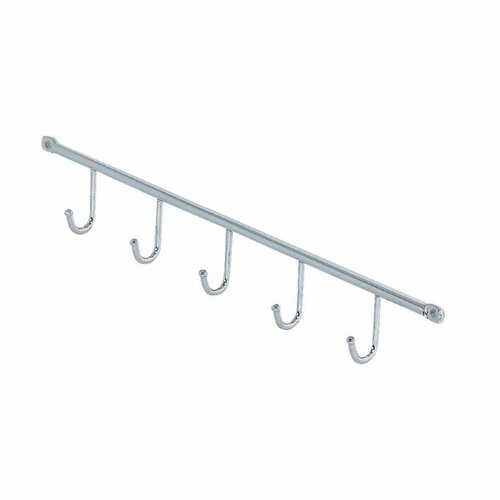 Hakenlijst met 5 haken voor wandbevestiging