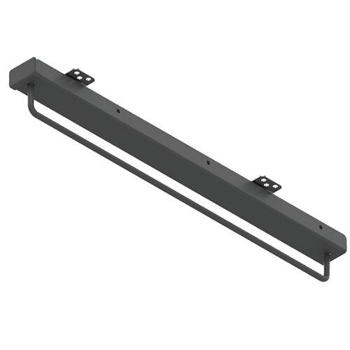 Uittrekbare kledinghanger 290 mm, antracietgrijs