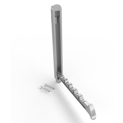 Inklapbare kledinghaak Diener L, RVS