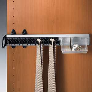 Stropdashouder met schaal, Servetto, zwart