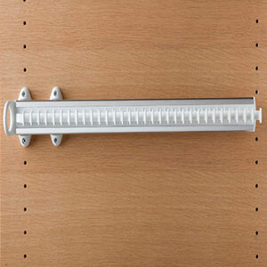 Servetto stropdashouder, uittrekbaar, wit