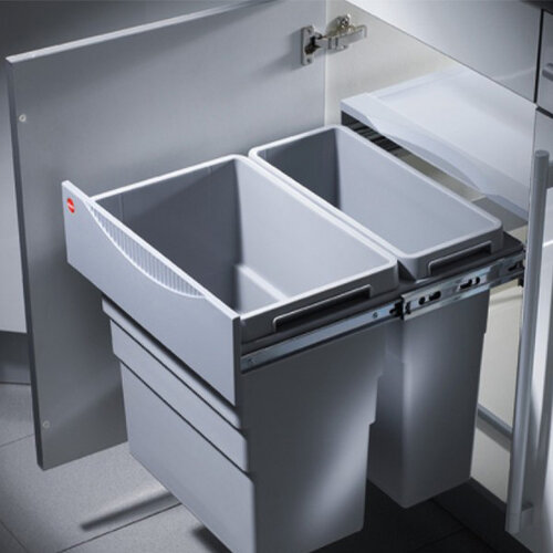 Hailo Easy Cargo Afvalemmer  1 x 19 en 1 x 30 liter