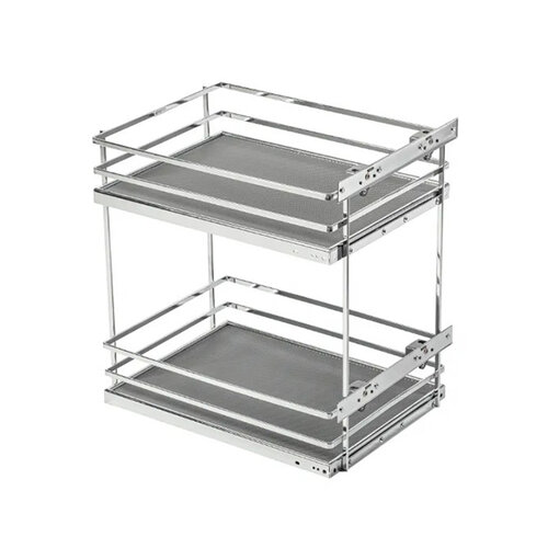 Uittrekelement Movixpro 300, chroom, met wandmontage,  kastbreedte 300 mm 