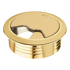 Kabeldoorvoer goudkleurig Ø 60mm