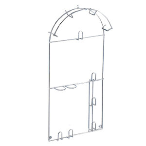 Rek voor stofzuigerslang en toebehoren