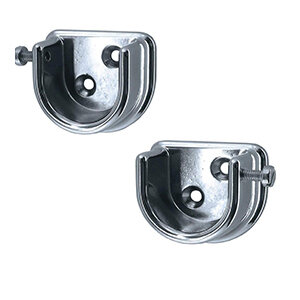 Roedehouder, verchroomd Ø 25 mm