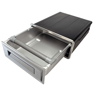 Inbouw koffie uitkloplade