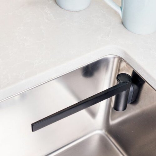 Happy Sinks magnetische vaatdoekhouder, kunststof zwart, recht