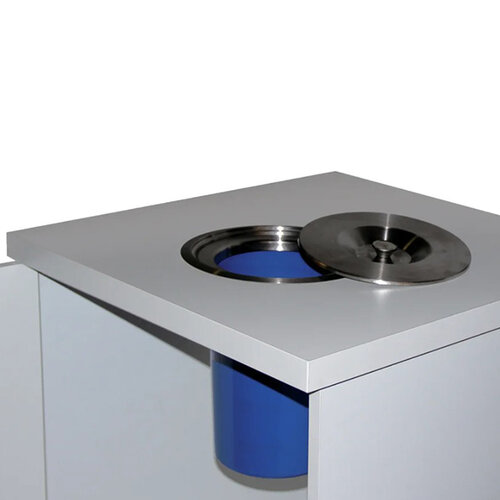 Inbouw afvalemmer met deksel, 8 liter