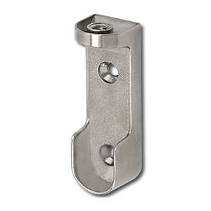 Roedehouder voor ovalen kastroede, messing